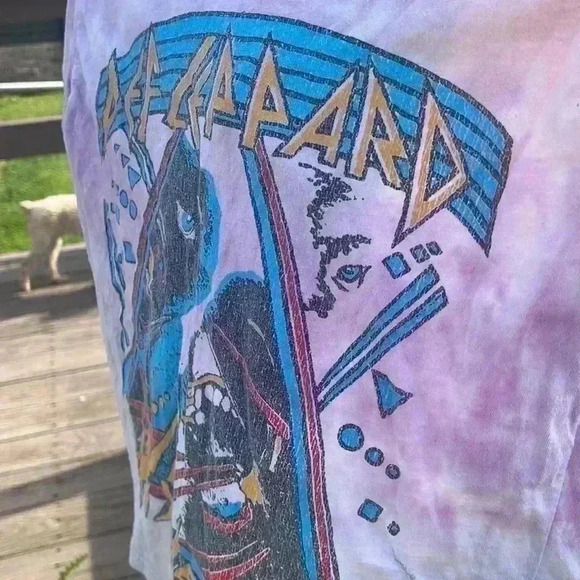 Def Leppard child, x-size small, tie-dye T-shirt. - Picture 2 of 4